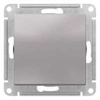 Выключатель 1-кл. СП AtlasDesign 10А IP20 (сх. 1) 10AX с самовозвратом механизм алюм. SchE ATN000315 Schneider Electric