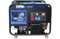 Генератор дизельный TSS SDG 10000EH3, мощность 10 кВт, 3 фазный, напряжение 400, электростартер, колеса, двигатель R2V870X ТСС