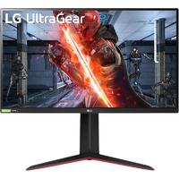 Монитор LCD 27дюйм [16:9] 2560х1440(WQHD) IPS nonGLARE 350cd/кв.м H178град/V178град 1000:1 Mega 1.07B 1ms 2xHDMI DP Height adj Pivot Tilt Swivel 2Y Black 27GN850-B LG