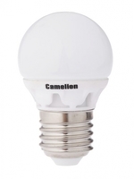 Лампа светодиодная LED3-G45/830/E27 3Вт шар 3000К тепл. бел. E27 245лм 220-240В Camelion 11374