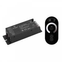 Металл 2 года) Диммер ARL-3022-OVAL-DIM Black (12-24V 1x25A ПДУ RF) (ARL IP20 Arlight 027150