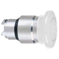 Головка кнопки грибовидная с подсветкой пруж возврат белая - ZB4BW413 Schneider Electric