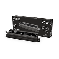 Блок питания (драйвер) для светодиодной ленты 75 Вт 24 В IP66 LED STRIP PS Gauss - 202022075