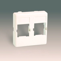 Адаптер на 2 RJ45 коннектора сл. кость Simon 27083-32