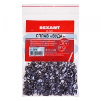 Припой Сплав Вуда, 50 г, (олово 12.5%, свинец 25%, Висмут 50%, Кадмий 12.5%) - 09-3493 REXANT