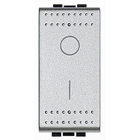 Выключатель 1-кл. 2п 1мод. СП 16А IP20 16AX LivingLight алюм. Leg BTC NT4002N Legrand