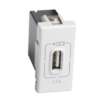 Розетка USB Axolute 1мод. 1.1А 230/5В бел. Leg BTC HD4285C1 Legrand