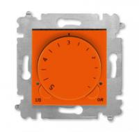Терморегулятор Levit с поворотной ручкой 16А оранж./дым. черн. ABB 2CHH920003A6066