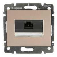 Розетка компьютерная titanium Galea Life Legrand 696870
