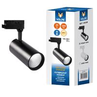Корпус черный | UL-00005940 Volpe ULB-Q276 25W/3000К BLACK Светильник-прожектор LED трековый 2200 Лм 3000К Uniel