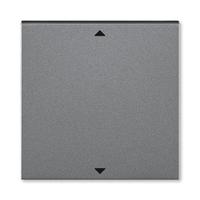 Управляющий элемент Busch-Jalousiecontrol®II ABB Levit с маркировкой сталь / дымчатый чёрный | 2CHH700110A4069