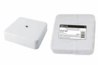 Коробка распределительная КР 75х75х20 о/п белая, IP40, инд. штрихкод | SQ1401-0903 TDM ELECTRIC
