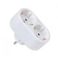 Разветвитель AD-2G 16А 3.5кВт с заземл. JazzWay 5004641