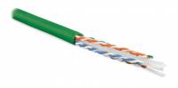 Кабель витая пара UUTP4-C6-S23-IN-LSZH-GN-305(305м)U/UTP,кат.6,4п.(23AWG),одн.solid),с разд.,LSZH,нг(С)-HF,–20°C–+75°C,зел. | 251946 Hyperline