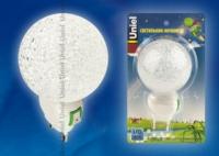 Светильник светодиодный DTL-309-Шар/WHITE/1LED/0.1Вт бел. Uniel 10323