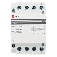 Контактор модульный КМ 40А 2NО+2NC (3 мод.) PROxima| km-3-40-22 | EKF