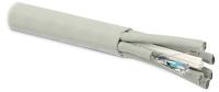 Кабель витая пара SFTP24-C7-S23-IN-LSZH-GY S/FTP кат.7 24 пары (4 (23 AWG)х6) ож (solid) кажд. в фольге каждый 4х парник - медная оплетка и LSZH обол.; (-40град.C +60град.C) Hyperline 32773