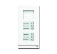 Станция вызывная аудио 6 клавиш белая ABB 8300-0-0293