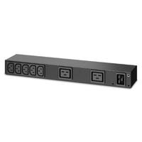 Блок распределения электропитания Rack PDU Basic 0U/1U 100-240В/20А 220-240В/16А (7) C13 (2) C19 APC AP6120A Schneider Electric