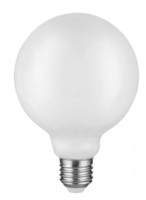 Лампа светодиодная F-LED G95-12w-840-E27 OPAL (филамент, шар опал, 12Вт, нетр, E27) (20/560) ЭРА (Энергия света) Б0047037