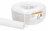 Труба гофрированная ПВХ d 25 с зондом (50 м) легкая, белая - SQ0401-0325 TDM ELECTRIC