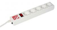 Удлинитель с сетевым фильтром 5х5м SPG-B-15-WHITE бел. (коробка) POWERCUBE 607262
