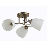 Люстра Carlo P3 9005-303 3хE27 40Вт (48) антич. бронза Rivoli Б0044452 ЭРА (Энергия света)