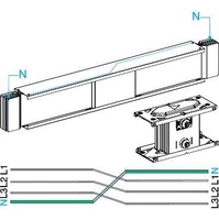 Секция прямая транспозиционная нейтрал. проводов 3L+N+PE Cu 1350А SchE KTC1350TN410 Schneider Electric