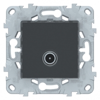 Механизм розетки TV UNICA NEW оконечная антрацит SchE NU546454 Schneider Electric