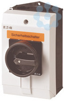 Выключатель нагрузки в корпусе 3P+N 32А P1-32/I2-SI/N-SW черн. ручка EATON 207334