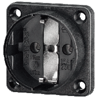 Розетка панельная 16А 2Р IP20 - 11512 Mennekes