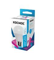 Лампа светодиодная LED 20Вт 220В Е27 D60х138 белыйA60 Космос Экономик LkecLED20wA60E2745 LkecLED20wA65E2745