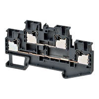 Клемма XW5TP25112 Push-in Plus 2.0кв.мм 4п 1-рядная 1000В 179А черн. Omron 676108