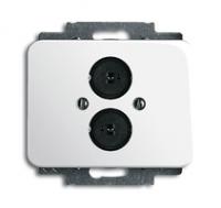 Розетка для громкоговорителя alpha nea белый глянцевый ABB