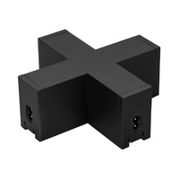 Коннектор крестовой NEO-CLIP-38-CON-X-BK (Arlight, IP40 Металл, 3 года) - 026847