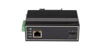 Медиаконвертер оптический индустриальный UTP-SFP industrial 1 порт PoE 802.3af/at 10/100/1000Мбит/с в 1000Мбит/с 48В 50Вт питание поставляется отдельно MDR-60-48 GIGALINK GL-MC-UTPG-SFPG-FP-I