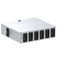 Распределитель энергии UVS 160x150x48 мм (сталь) (UVS-6S2SA1P) | 6108013 OBO Bettermann