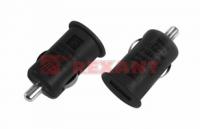 Автозарядка в прикуриватель USB (АЗУ) (5 V, 1000 mA) черная | 18-1920 REXANT