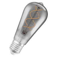 Светодиодная лампа LED Vintage 1906 CL Edison FIL SMOKE 15 non-dim 5W/818 E27 | 4058075269941 Osram