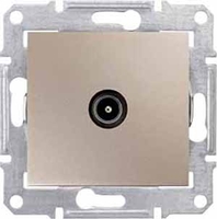 Коннектор TV Sedna оконечн. титан SchE SDN3201668 Schneider Electric