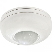 Датчик движения и освещенности SEN5/LX20B 230V 1200W 6m 120°(гориз.) 360°(верт.) потол. белый | 22006 FERON