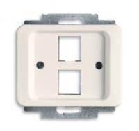 Накладка телеф.розетки*2 EV (BJE2561-02-22G) ALPHA ABB