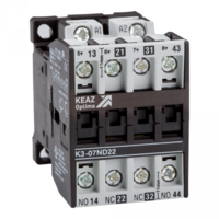Контактор релейный OptiStart K3-07ND04=220DC | 117344 КЭАЗ (Курский электроаппаратный завод)