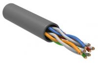 Витая пара U/UTP 5E 4х2х24AWG solid LSZH серый (305м) РФ | LC1-C5E04-121-R ITK IEK (ИЭК)
