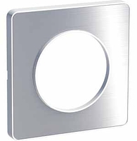 Рамка 1-м Odace полирован. алюм. SchE S52P802J Schneider Electric