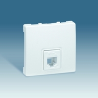 Розетка телефонная ОП Simon73 Loft RJ12 бел. Simon 73481-60