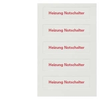 ПИКТОГРАММЫ КЛАВИШ И КНОПОК HEATING EMERGENCY DELTA STYLE Siemens 5TG1316