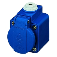 Розетка настенная 16A 2п+заземление 230B SCHUKO IP44 Mennekes 10082