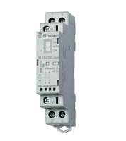 Контактор модульный 2NO 25А AgSnO2 12В AC/DC 17.5мм IP20 опции: мех. индикатор + LED FINDER 223200124320PAS