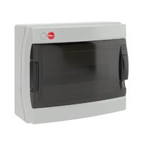 Щиток настенный с дверцей 12 мод.,IP65, серый, клеммным блоком 63А - RB12W6TGD DKC (ДКС)